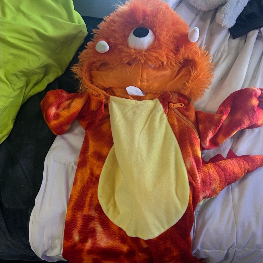 Orange Monster Kids Halloween Costume